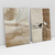 Quadro Decorativo Abstrato Pássaros Estilo Japandi Kit com 2 Quadros - Bimper - Quadros Decorativos