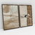 Quadro Decorativo Abstrato Pássaros Estilo Japandi Kit com 2 Quadros - comprar online
