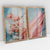 Quadro Decorativo Abstrato Primavera Doce Kit com 2 Quadros - comprar online