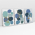 Imagem do Quadro Decorativo Abstrato Romantic Blue Tones - Ana Ifanger - Kit com 3 Quadros