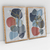 Quadro Decorativo Abstrato Romantic Dark Blue - Ana Ifanger - Kit com 2 Quadros - comprar online