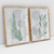 Quadro Decorativo Abstrato Romantic Leaves - Ana Ifanger - Kit com 2 Quadros - comprar online