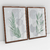 Quadro Decorativo Abstrato Romantic Leaves - Ana Ifanger - Kit com 2 Quadros na internet