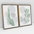 Quadro Decorativo Abstrato Romantic Leaves - Ana Ifanger - Kit com 2 Quadros - loja online