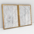Quadro Decorativo Abstrato Romantic Marble - Ana Ifanger - Kit com 2 Quadros - loja online