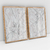 Quadro Decorativo Abstrato Romantic Marble - Ana Ifanger - Kit com 2 Quadros - comprar online