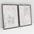 Quadro Decorativo Abstrato Romantic Marble - Ana Ifanger - Kit com 2 Quadros - Bimper - Quadros Decorativos