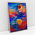 Quadro Decorativo Abstrato Sol e Lua - Fernando Kfer - comprar online