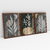 Quadro Decorativo Abstrato Tropical Botânico Gray Tones - 50C+37B+51C - Uillian Rius - Kit com 3 Quadros na internet