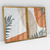 Quadro Decorativo Abstrato Tropical - Karine Tonial - Kit com 2 Quadros - loja online