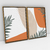 Quadro Decorativo Abstrato Tropical - Karine Tonial - Kit com 2 Quadros - loja online