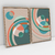 Quadro Decorativo Abstrato Universo Colorido III e IV - Ana Ifanger - Kit com 2 Quadros - comprar online