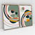 Quadro Decorativo Abstrato Universo Colorido V e VI - Ana Ifanger - Kit com 2 Quadros na internet