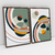 Quadro Decorativo Abstrato Universo Colorido V e VI - Ana Ifanger - Kit com 2 Quadros - Bimper - Quadros Decorativos