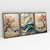 Quadro Decorativo Abstrato Waves Between Trees Kit de 3 Quadros - loja online