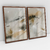 Quadro Decorativo Abstrato When You Walk In - Karine Tonial - Kit com 2 Quadros - comprar online
