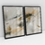 Quadro Decorativo Abstrato When You Walk In - Karine Tonial - Kit com 2 Quadros na internet