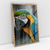 Quadro Decorativo Amazônia Arara Azul - comprar online