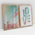 Quadro Decorativo Amor Pure Love Kit com 2 Quadros - comprar online