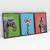 Quadro Decorativo Animais Africanos Elefante Girafa Zebra Fundos Coloridos Kit com 3 Quadros - loja online