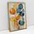 Quadro Decorativo Art Minimalist for Decor Lines and Petals Yellow and Blue - loja online