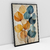 Quadro Decorativo Art Minimalist for Decor Lines and Petals Yellow and Blue - Bimper - Quadros Decorativos