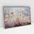Quadro Decorativo Art of Flowers in the Lake Oil Painting Soft Neutral Colors - comprar online
