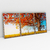 Quadro Decorativo Árvore Florida Paisagem Outono Kit com 3 Quadros na internet