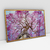 Quadro Decorativo Árvore Magenta Estilo Pintura à Óleo - loja online