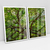 Quadro Decorativo Árvore Natureza Exposta Kit com 2 Quadros - Bimper - Quadros Decorativos