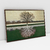 Quadro Decorativo Horizontal Paisagem Verde da Árvore Refletida - comprar online