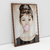 Quadro Decorativo Audrey Hepburn Chiclete Bubble Gum na internet