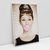 Quadro Decorativo Audrey Hepburn Chiclete Bubble Gum