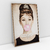 Quadro Decorativo Audrey Hepburn Chiclete Bubble Gum na internet