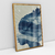 Quadro Decorativo Azul Abstrato A Paz Interior - loja online