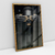 Quadro Decorativo Black Face With Gold II - loja online