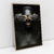Quadro Decorativo Black Face With Gold II na internet