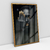 Quadro Decorativo Black Face With Gold III - loja online