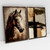 Quadro Decorativo Cavalo Brown Freedom Kit de 2 Quadros - Bimper - Quadros Decorativos