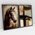Quadro Decorativo Cavalo Brown Freedom Kit de 2 Quadros - loja online