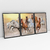 Imagem do Quadro Decorativo Cavalos em Manada Kit com 3 Quadros