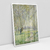 Quadro Decorativo Claude Monet Clássico Mulher Sentada Sob os Salgueiros - Bimper - Quadros Decorativos