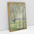Quadro Decorativo Claude Monet Clássico Mulher Sentada Sob os Salgueiros - loja online