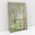 Quadro Decorativo Claude Monet Clássico Mulher Sentada Sob os Salgueiros - comprar online