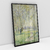 Quadro Decorativo Claude Monet Clássico Mulher Sentada Sob os Salgueiros - Bimper - Quadros Decorativos