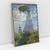 Quadro Decorativo Claude Monet Mulher com Sombrinha - comprar online