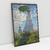 Quadro Decorativo Claude Monet Mulher com Sombrinha - Bimper - Quadros Decorativos