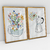 Quadro Decorativo Cozinha Bule e Xícara com Flores - Caroline Cerrato - Kit com 2 Quadros - loja online