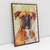 Quadro Decorativo de Cachorro Boxer Colorido Arte Aquarela na internet