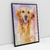 Quadro Decorativo de Cachorro Labrador Colorido Arte Aquarela - Bimper - Quadros Decorativos